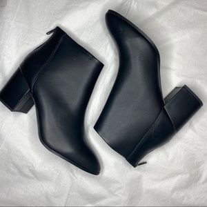 Black ankle boots
